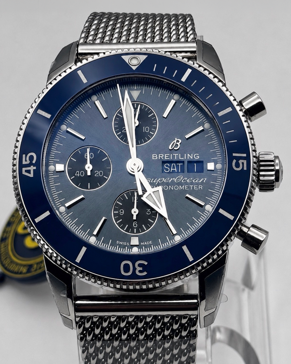 2026 Breitling Superocean Heritage II 44MM Black Dial Steel Bracelet (A13313)