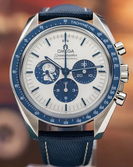 2024 Omega Speedmaster Anniversary Series “Silver Snoopy Award” 42MM Silver Dial Textile Strap (310.32.42.50.02.001)