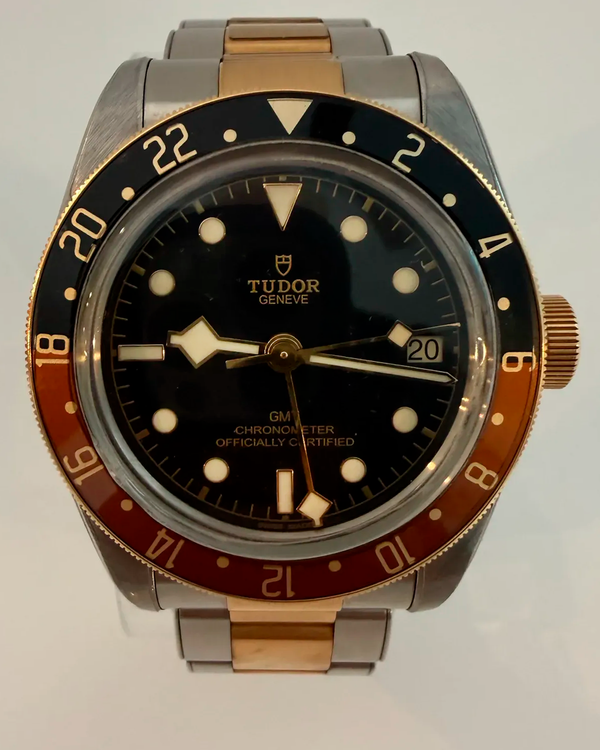2024 Tudor Black Bay GMT S&G 41MM Black Dial Two-Tone Bracelet (79833MN)