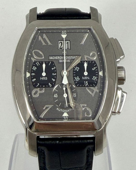 Vacheron Constantin Malte 37MM Grey Dial Leather Strap (49145/000A-9057)