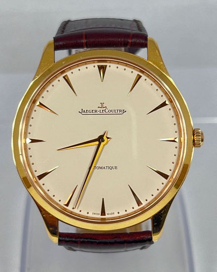 2016 Jaeger-LeCoultre Master Ultra Thin 41MM Champagne Dial Leather Strap (Q1332511)