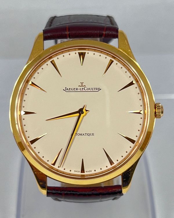 2016 Jaeger-LeCoultre Master Ultra Thin 41MM Champagne Dial Leather Strap (Q1332511)