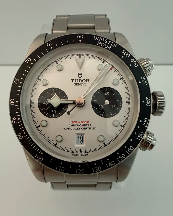 2021 Tudor Black Bay Chrono "Panda" 41MM White Dial Steel Bracelet (79360N)