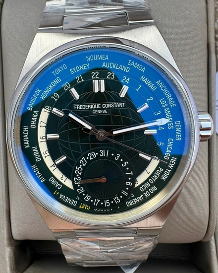 2021 Frederique Constant Highlife L.E. 41MM Green Dial Steel Bracelet (FC-718GR4NH6B)