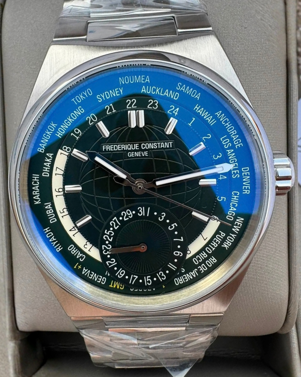 2021 Frederique Constant Highlife 41MM Green Dial Steel Bracelet (FC-718GR4NH6B)
