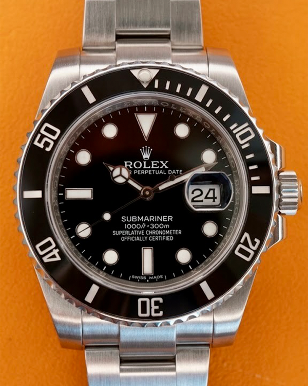 2017 Rolex Submariner Date 40MM Black Dial Oyster Bracelet (116610LN)