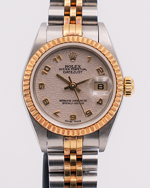 2001 Rolex Lady-Datejust 26MM Ivory  Dial Two-Tone Jubilee Bracelet (69173)
