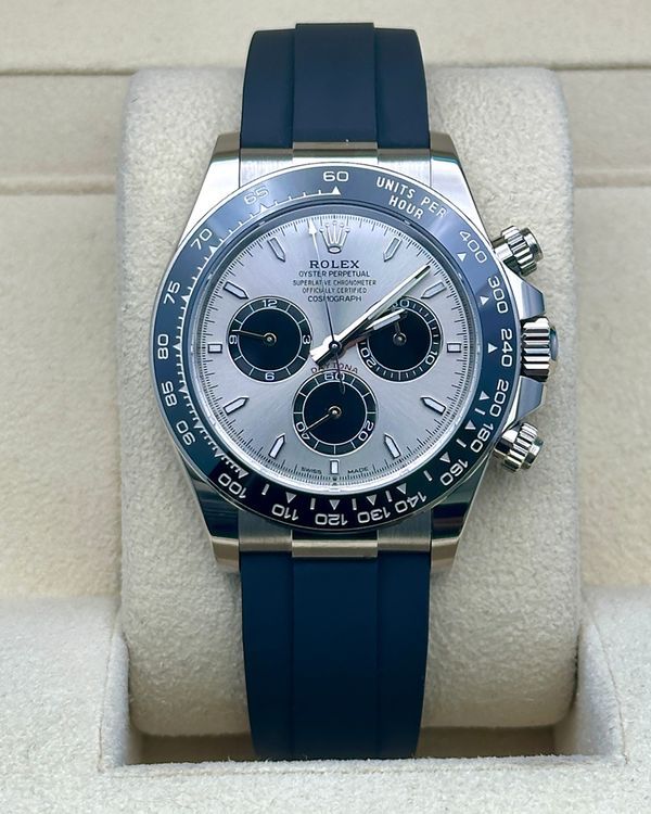 2025 Rolex Cosmograph Daytona 40MM Silver Dial Oysterflex Strap (126519LN)