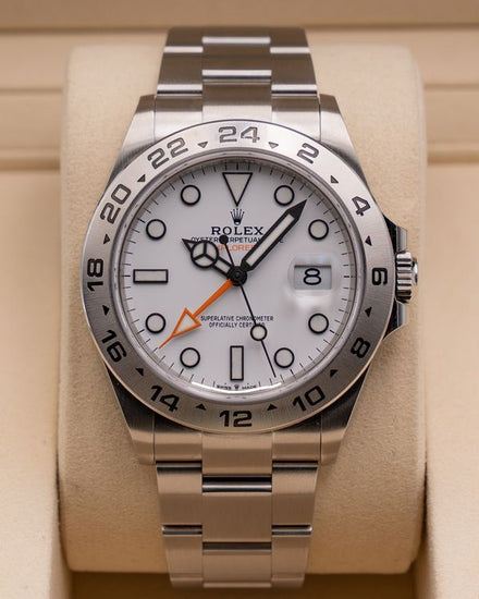 2024 Rolex Explorer II "Polar" 42MM White Dial Oyster Bracelet (226570)