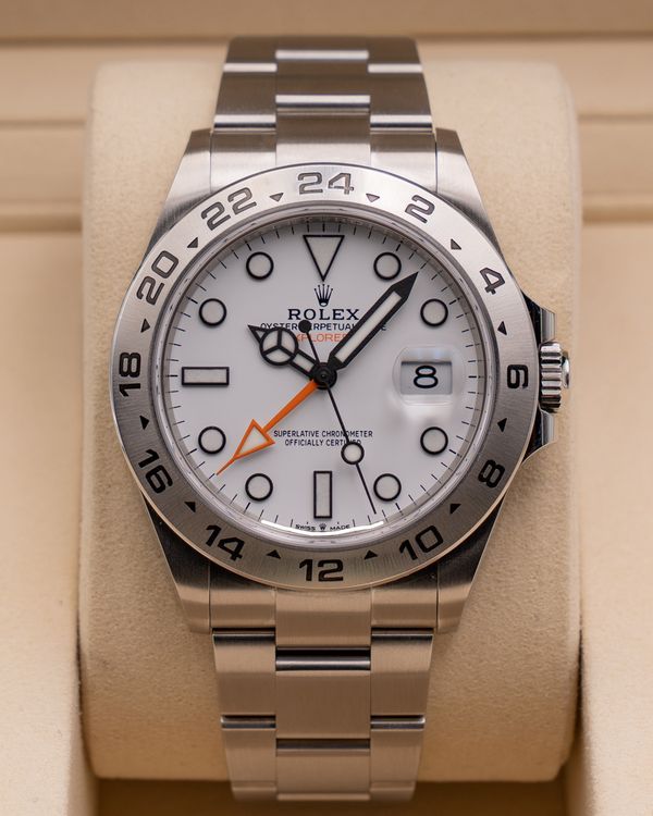 2024 Rolex Explorer II "Polar" 42MM White Dial Oyster Bracelet (226570)