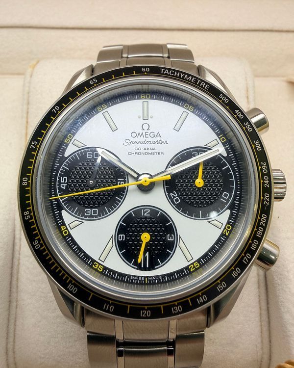 2020 Omega Speedmaster Racing 40MM White "Panda" Dial Steel Bracelet (326.30.40.50.04.001)