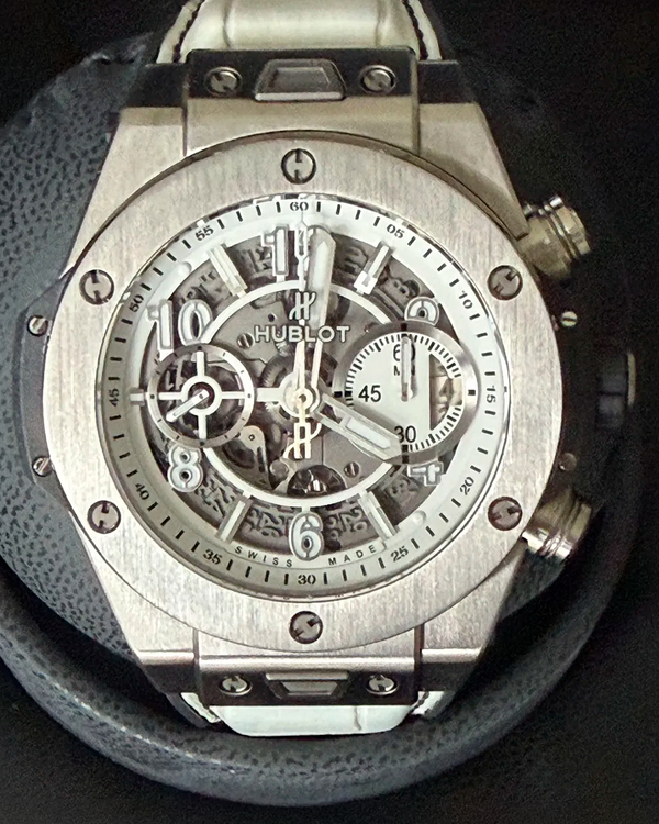 2020 Hublot Big Bang Unico 42MM Skeleton Dial Leather Strap (441.NE.2010.RW)