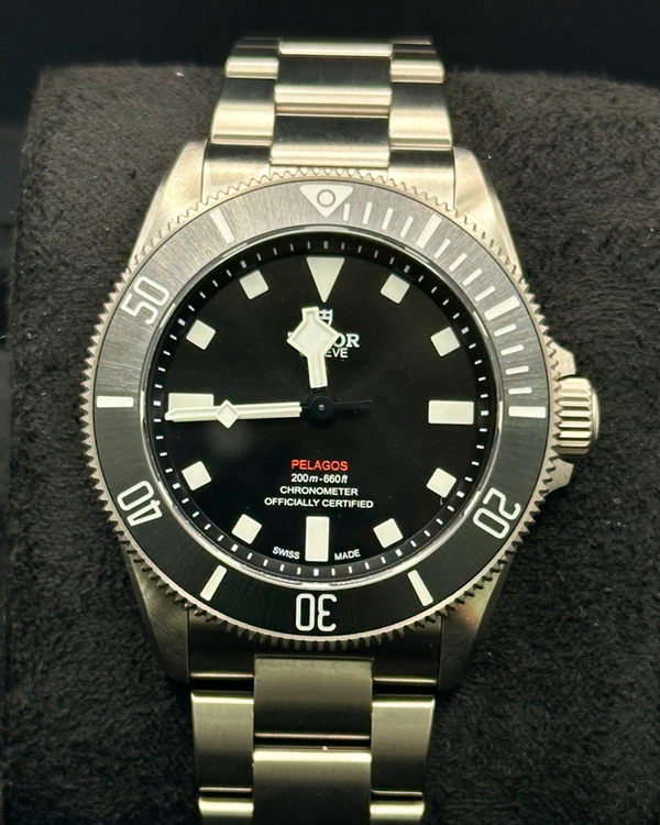 2026 Tudor Pelagos 39MM Black Dial Titanium Bracelet (25407N)