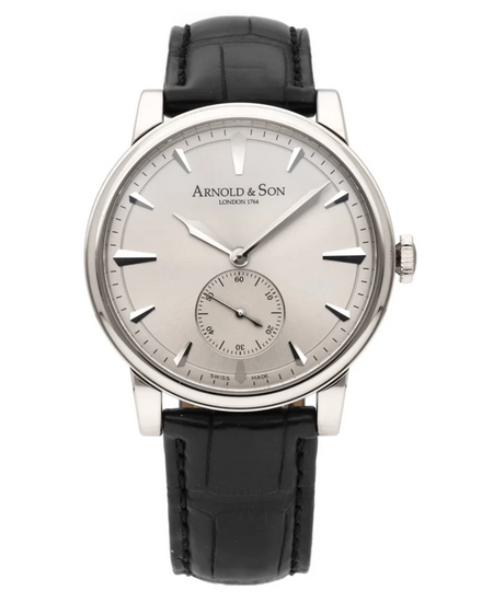 Arnold & Son HMS1 40MM Silver Dial Leather Strap (1LCAW.S03A.C111W)
