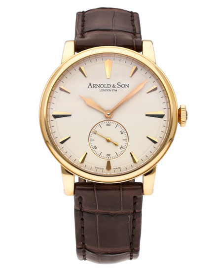 Arnold & Son Royal Collection L.E. 40MM Cream Dial Leather Strap (1LCAP.W01A.C110A)
