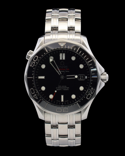 2017 Omega Seamaster Diver 300M 41MM Black Dial Steel Bracelet (212.30.41.20.01.003)
