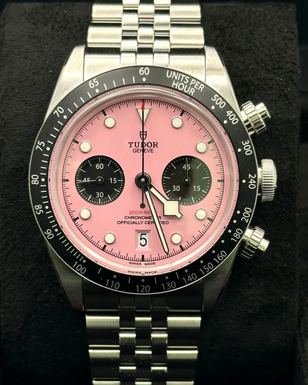 2026 Tudor Black Bay Chrono "Flamingo" 41MM Pink Dial Steel Bracelet (79360N)