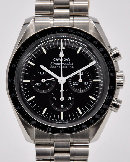 2023 Omega Speedmaster Professional Moonwatch 42MM Black Dial Steel Bracelet (310.30.42.50.01.001)