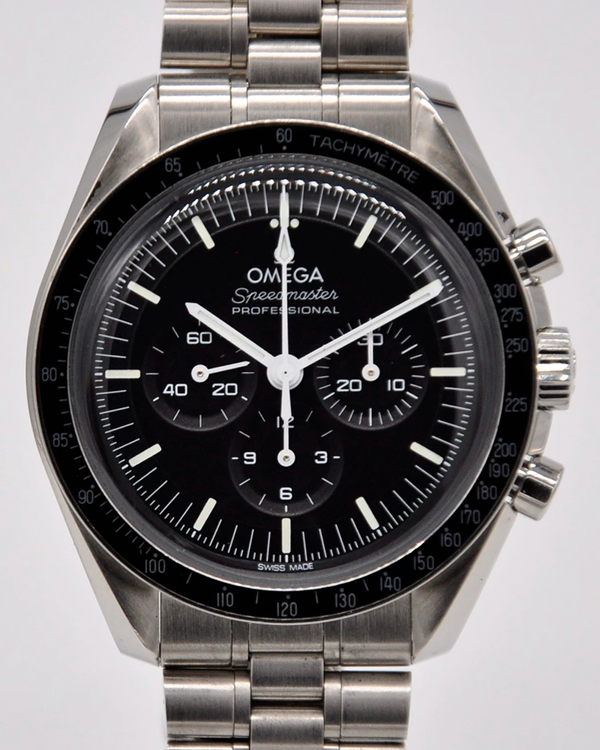 2023 Omega Speedmaster Professional Moonwatch 42MM Black Dial Steel Bracelet (310.30.42.50.01.001)