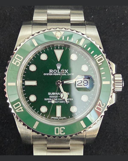 2019 Rolex Submariner Date “Hulk” 40MM Green Dial Oyster Bracelet (116610LV)