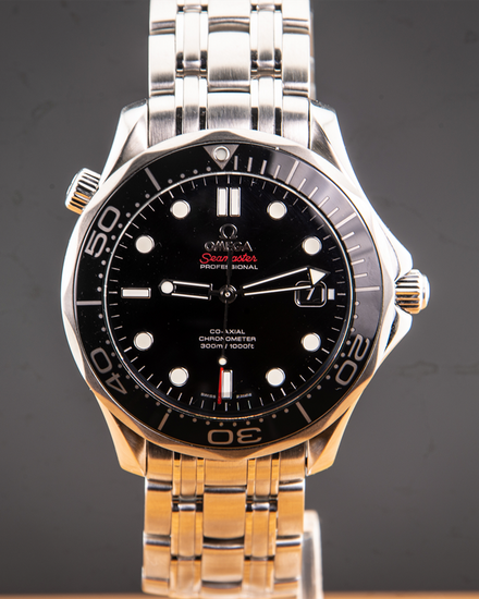 No Reserve - 2020 Omega Seamaster Diver 300M 41MM Black Dial Steel Bracelet (212.30.41.20.01.003)