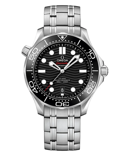 Omega Seamaster Diver 300M 42MM Black Dial Steel Bracelet (210.30.42.20.01.001)