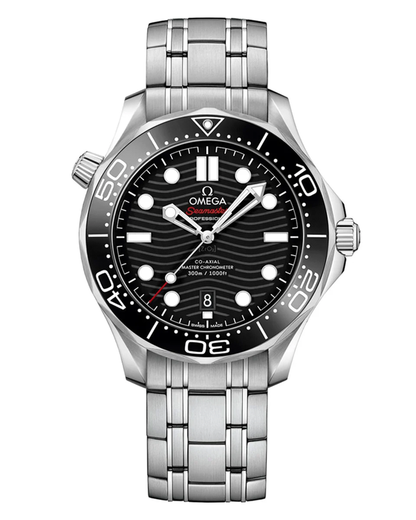Omega Seamaster Diver 300M 42MM Black Dial Steel Bracelet (210.30.42.20.01.001)