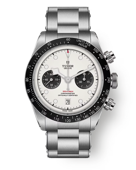 Tudor Black Bay Chrono "Panda" 41MM White Dial Steel Bracelet (79360N)