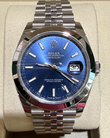 2026 Rolex Datejust 41MM Blue Dial Jubilee Bracelet (126300)