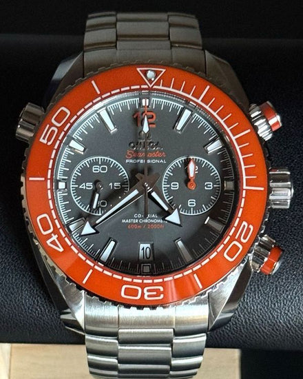 Omega Seamaster Planet Ocean Chronograph 45.5MM Grey Dial Steel Bracelet (215.30.46.51.99.001)