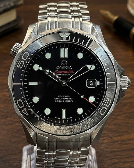 No Reserve - 2023 Omega Seamaster Diver 300M 41MM Black Dial Steel Bracelet (212.30.41.20.01.003)