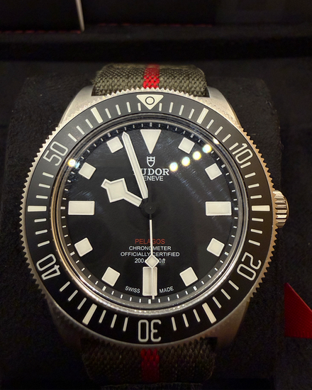 2025 Tudor Pelagos FXD 42MM Black Dial Textile Strap (25717N)
