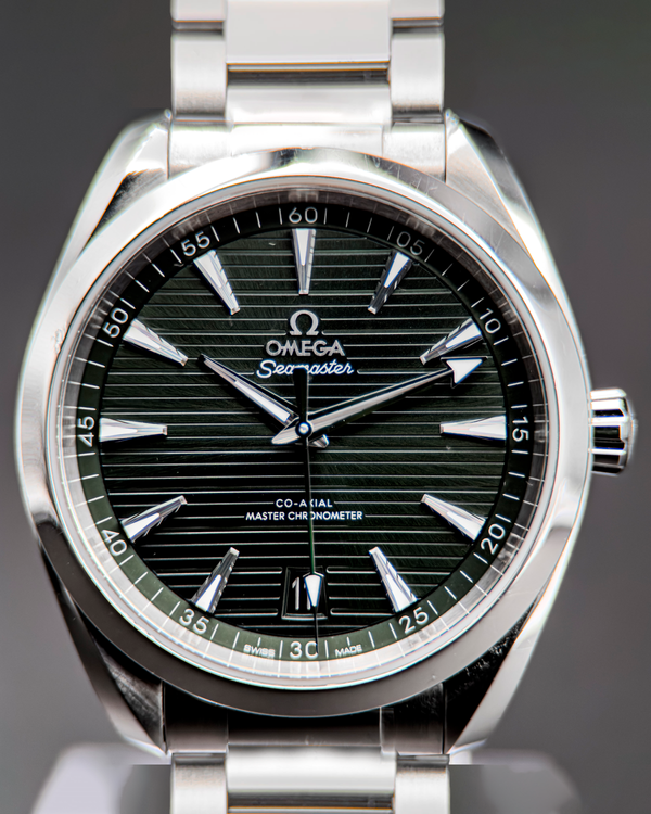 No Reserve - 2021 Omega Seamaster Aqua Terra 150M 41MM Green Dial Steel Bracelet (220.10.41.21.10.001)