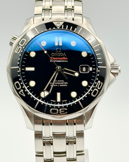 2019 Omega Seamaster Diver 300M 41MM Black Dial Steel Bracelet (212.30.41.20.01.003)
