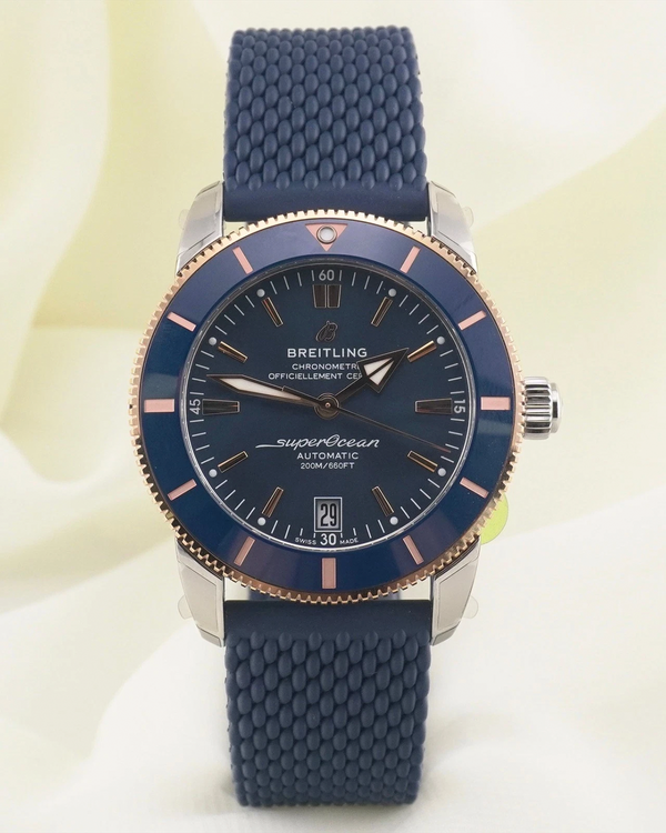 Breitling Superocean Heritage B20 42MM Blue Dial Rubber Strap (UB2010161C1S1)