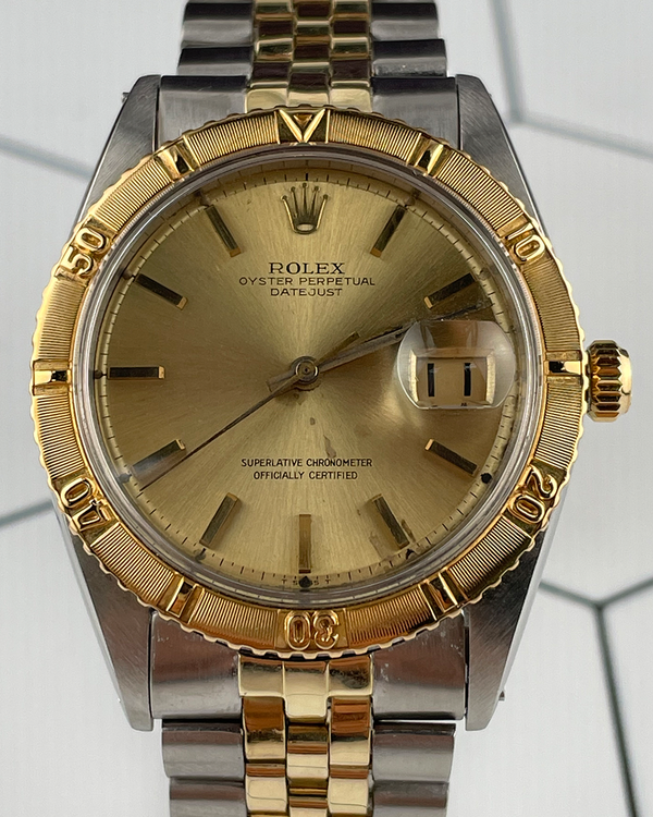 Rolex Datejust Turn-O-Graph 36MM Champagne Dial Two-Tone Jubilee Bracelet (1625)