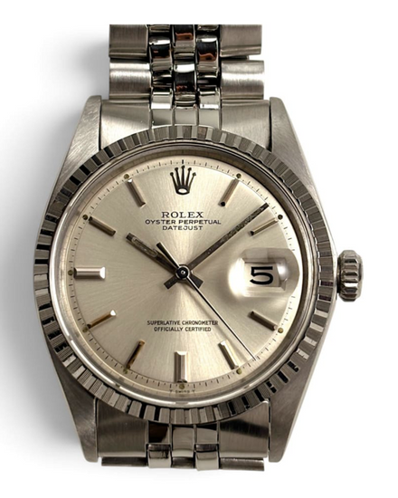 Rolex Datejust 36MM Silver "Pie Pan" Dial Jubilee Bracelet (1603)