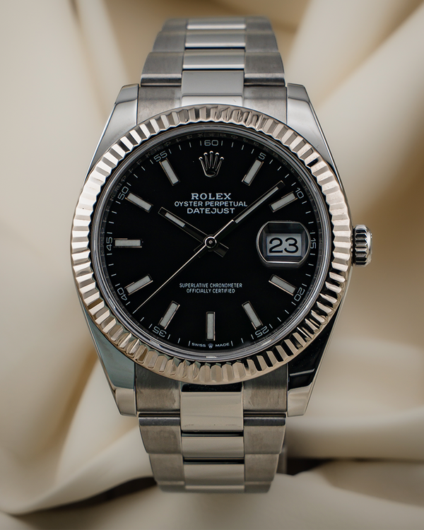 2026 Rolex Datejust 41MM Black Dial Oyster Bracelet (126334)
