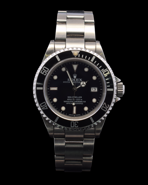 2008 Rolex Sea-Dweller 4000 40MM Black Dial Oyster Bracelet (16600)