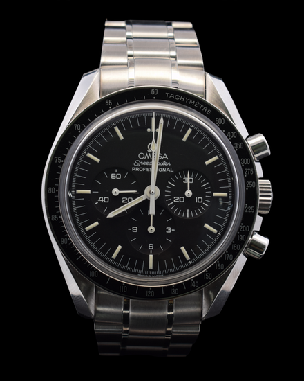 1999 Omega Speedmaster Professional Moonwatch 42MM Black Dial Steel Bracelet (3572.50.00)