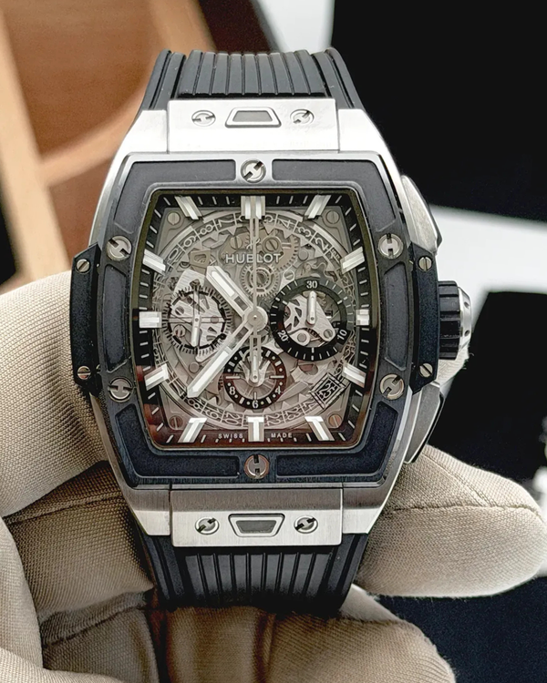 2023 Hublot Spirit Of Big Bang 42MM Skeleton Dial Rubber Strap (642.NM.0170.RX)