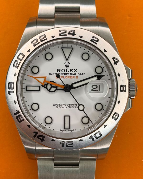 2021 Rolex Explorer II "Polar" 42MM White Dial Oyster Bracelet (216570)