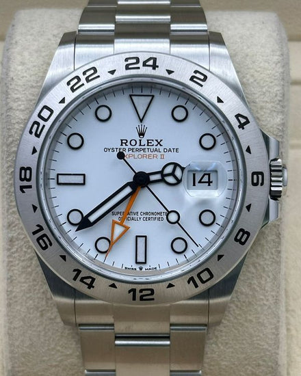 2022 Rolex Explorer II "Polar" 42MM White Dial Oyster Bracelet (226570)