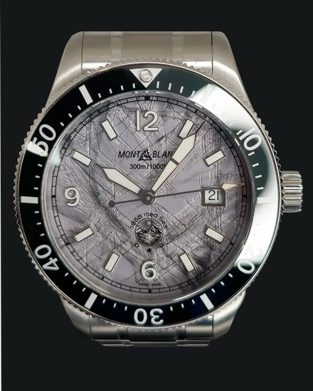 No Reserve - 2026 Montblanc Iced Sea Date 41MM Grey Dial Steel Bracelet (130793)