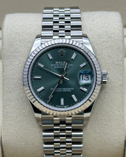 2026 Rolex Datejust 31MM Green Dial Jubilee Bracelet (278274)