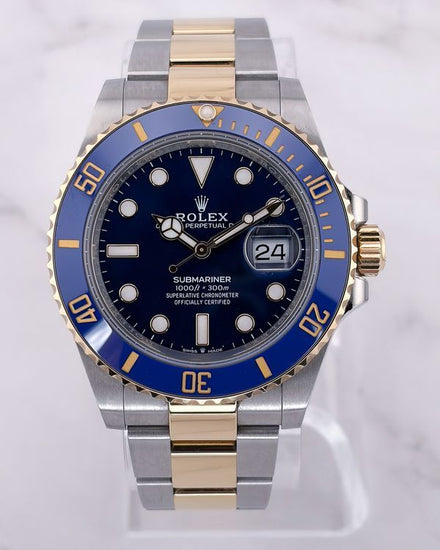 No Reserve - 2026 Rolex Submariner Date "Bluesy" 41MM Blue Dial Two-Tone Oyster Bracelet (126613LB)