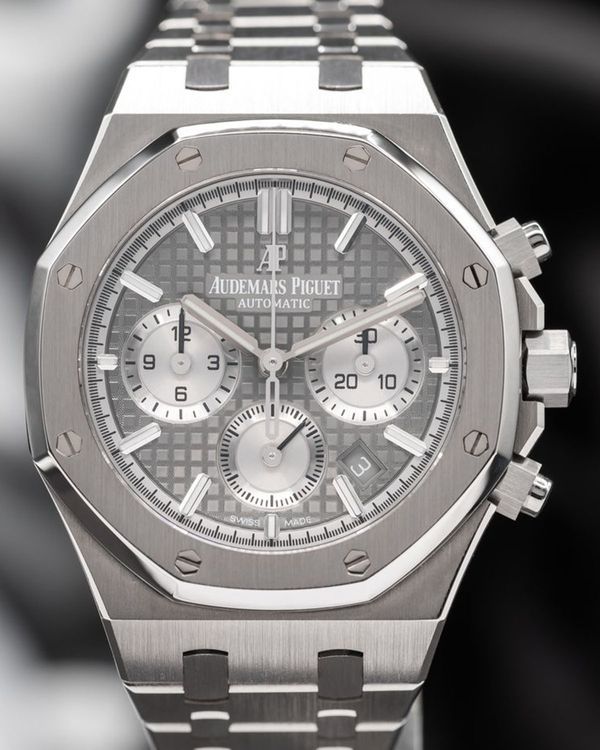 2020 Audemars Piguet Royal Oak Chronograph 38MM Grey Dial Steel Bracelet (26315ST.OO.1256ST.02)