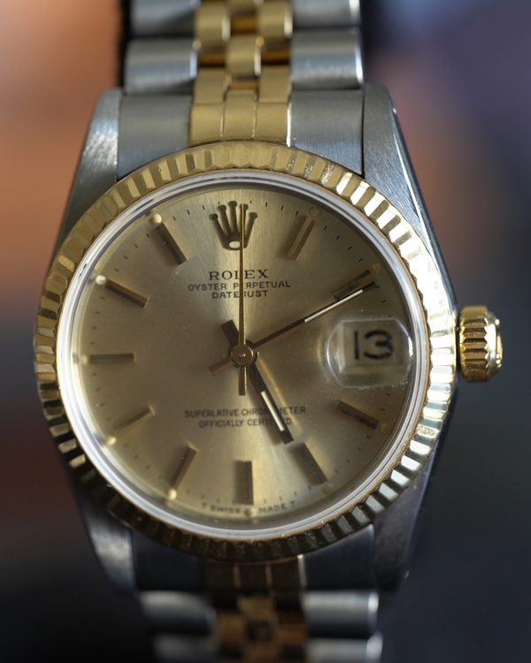 Rolex Datejust 31MM Champagne Dial Two-Tone Jubilee Bracelet (68273)