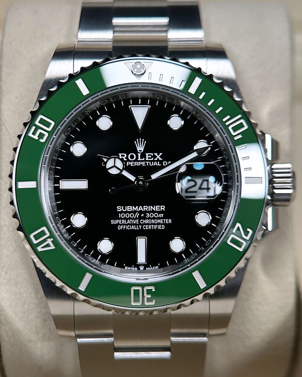No Reserve - 2026 Rolex Submariner Date "Starbucks" 41MM Black Dial Oyster Bracelet (126610LV)