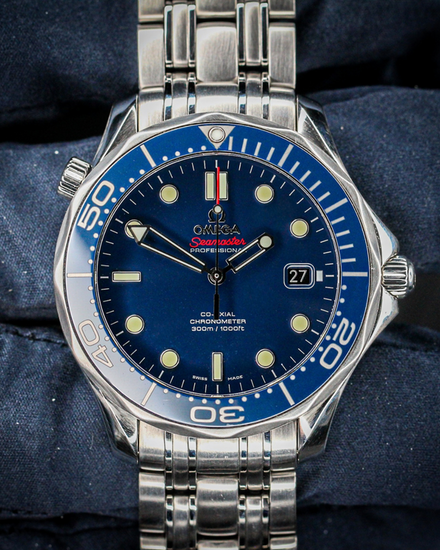 No Reserve - 2019 Omega Seamaster Diver 300M 41MM Blue Dial Steel Bracelet (212.30.41.20.03.001)